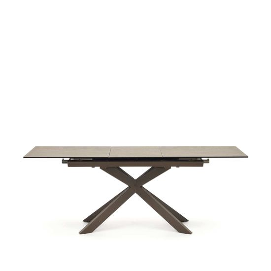 Atminda Раздвижной стол из керамики и стали с коричневой отделкой 160 (210) x 90 см Испания 
