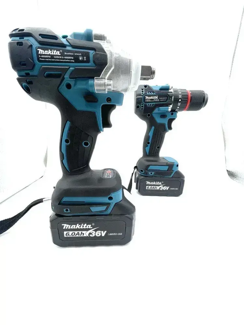 Набор 2в1 бесщеточный набор 21 v гайковерт 300Nm, бесщеточный шуруповерт с ударом