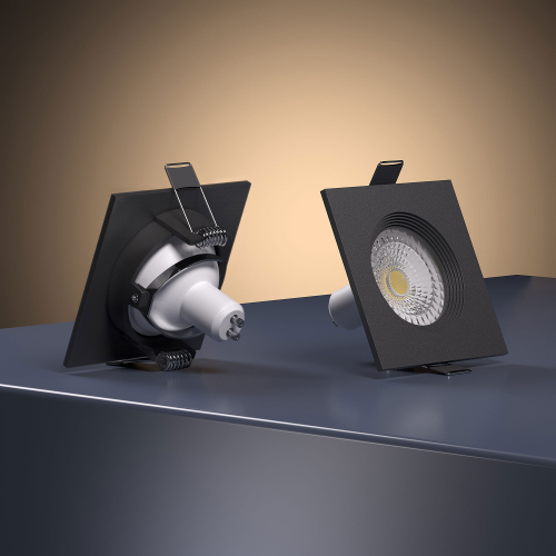 Встраиваемый светильник Elektrostandard City GU10 25055/01 черный