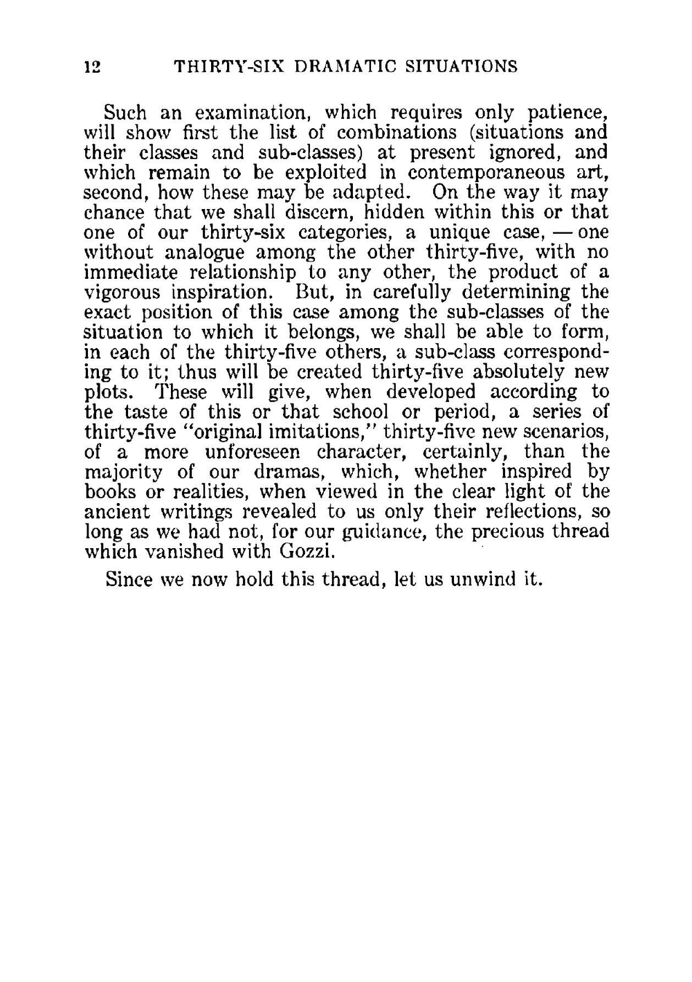 The thirty-six dramatic situations | Georges Polti