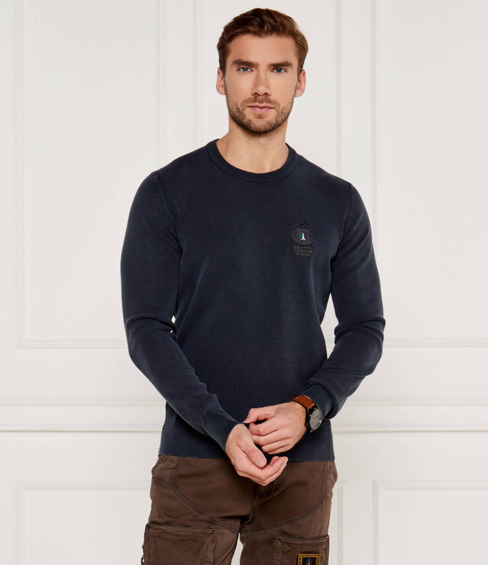Свитер Aeronautica Militare - темно-синий(MA1526L463)