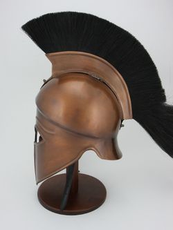 Nautical Шлем коринфский с черным плюмажем