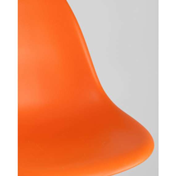 Стул Eames Style DSW оранжевый (разборный каркас)