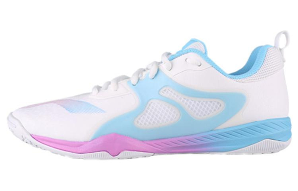 Li Ning Breathable Low top Training Shoes Unisex White Purple