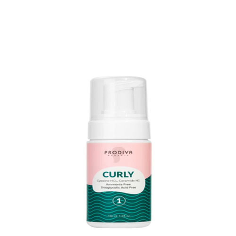 Prodiva Curly Полуперманентный состав для прикорневого объёма и завивки волос 1 Шаг