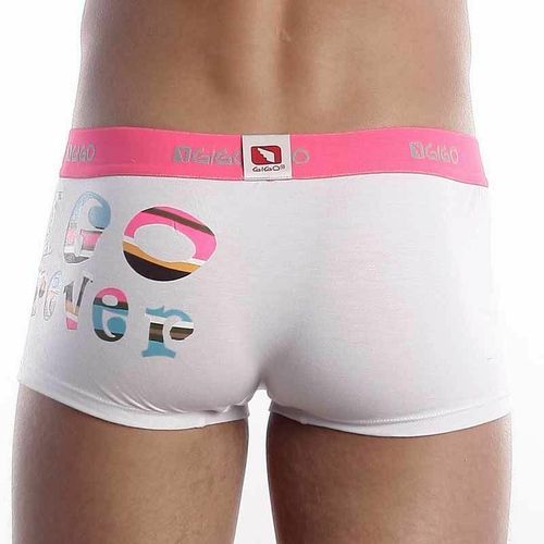 Мужские трусы хипсы белые Gigo Forever White