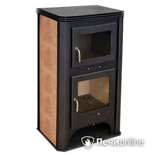 Печь-камин Экокамин Бавария с духовым шкафом 9кВт