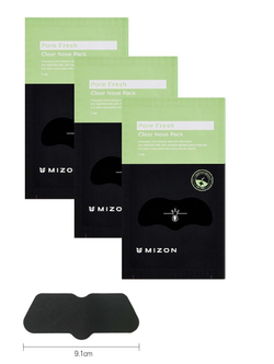 Mizon Pore Fresh Clear Nose Pack патчи для носа очищающие