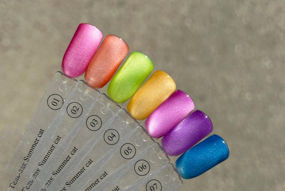 SoLa Гель-лак Summer Cat 01 Кошачий глаз, 10мл6