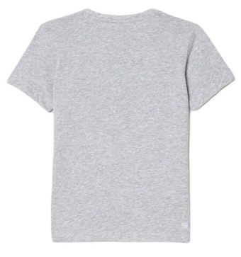Футболка для мальчика теннисная Lacoste Oversized Tennis T-shirt with XXL Logo - серый