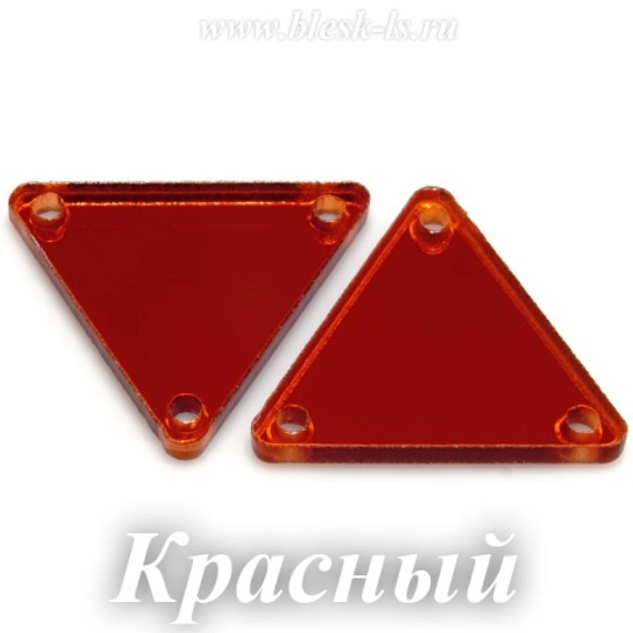 Пришивное акриловое зеркало #12, Красный #12