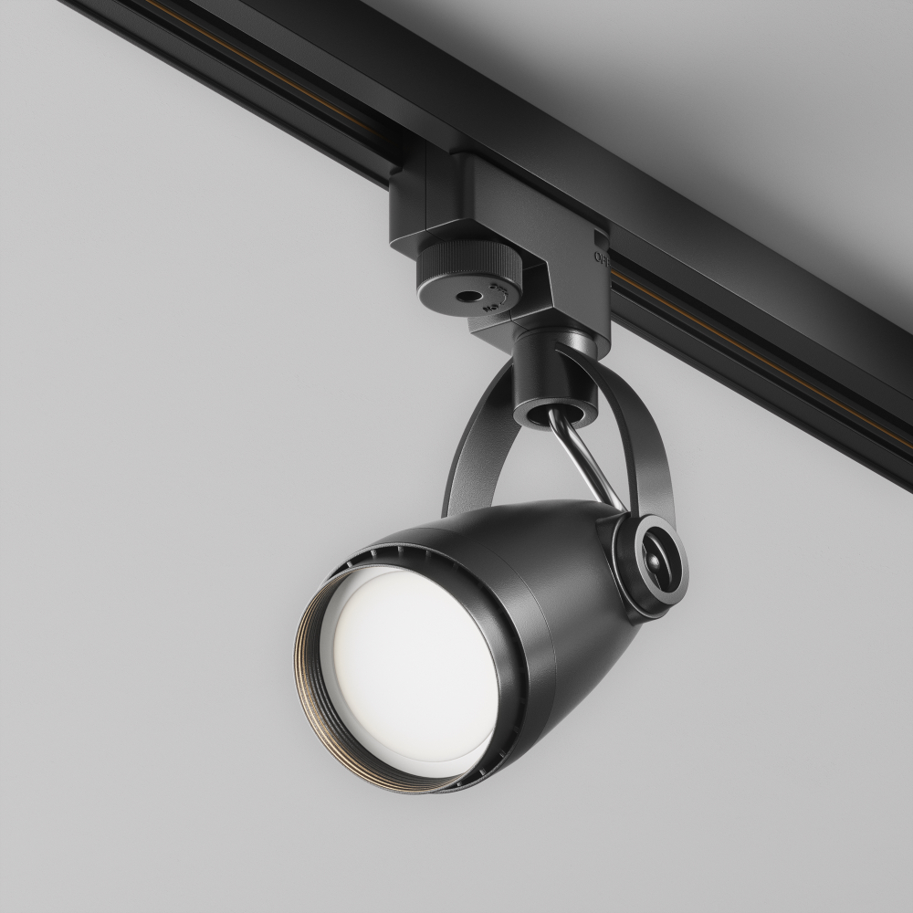 Трековый светильник для однофазного шинопровода Maytoni Unity Celo TR001-1-GU10-B