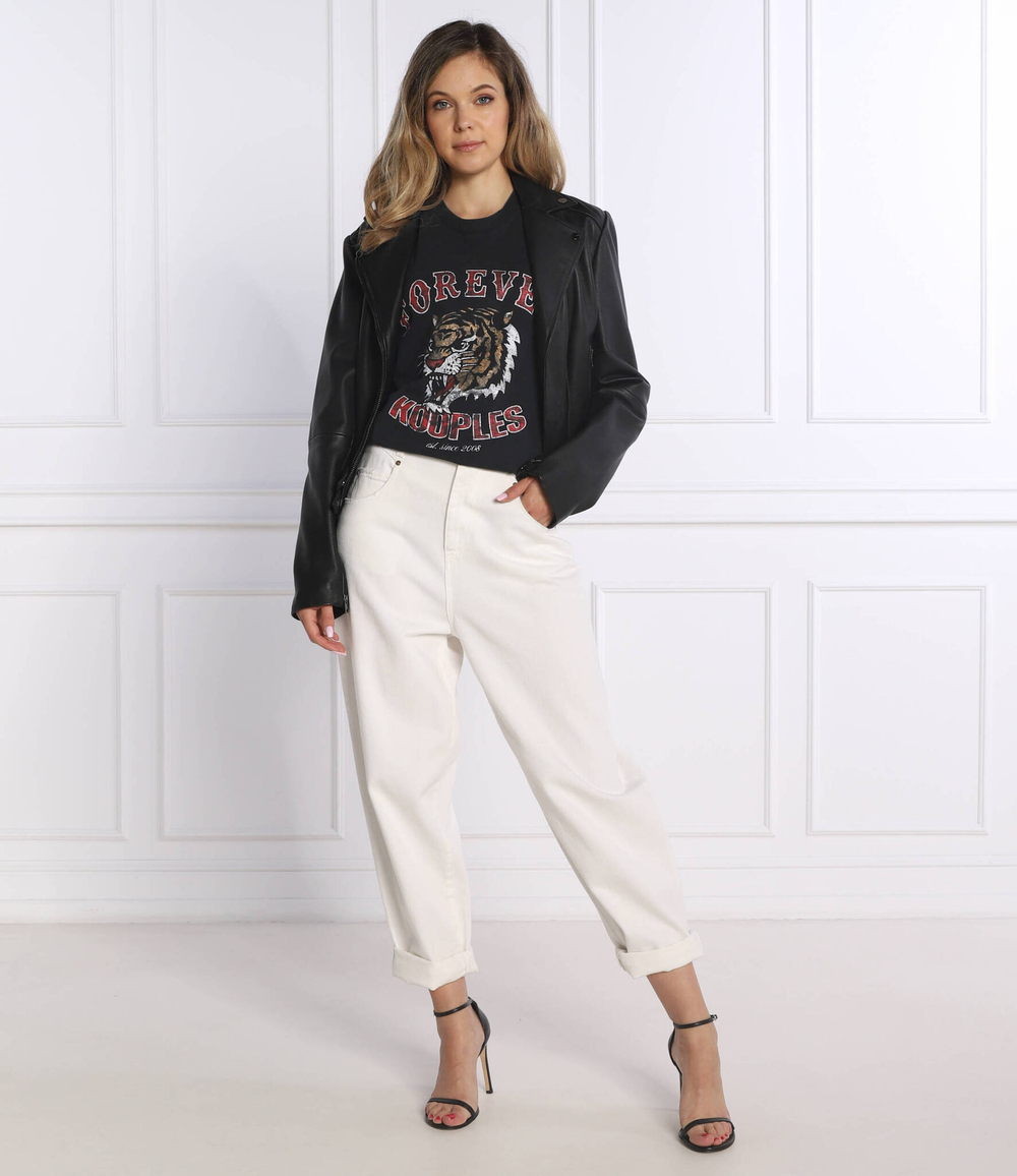 футболка The Kooples - черный(FTSC25020K)