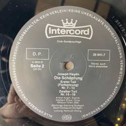 Винтажная виниловая пластинка LP Joseph Haydn Гайдн, Die Schopfung (The Creation) Сотворение Мира Оратория (Германия 1976)