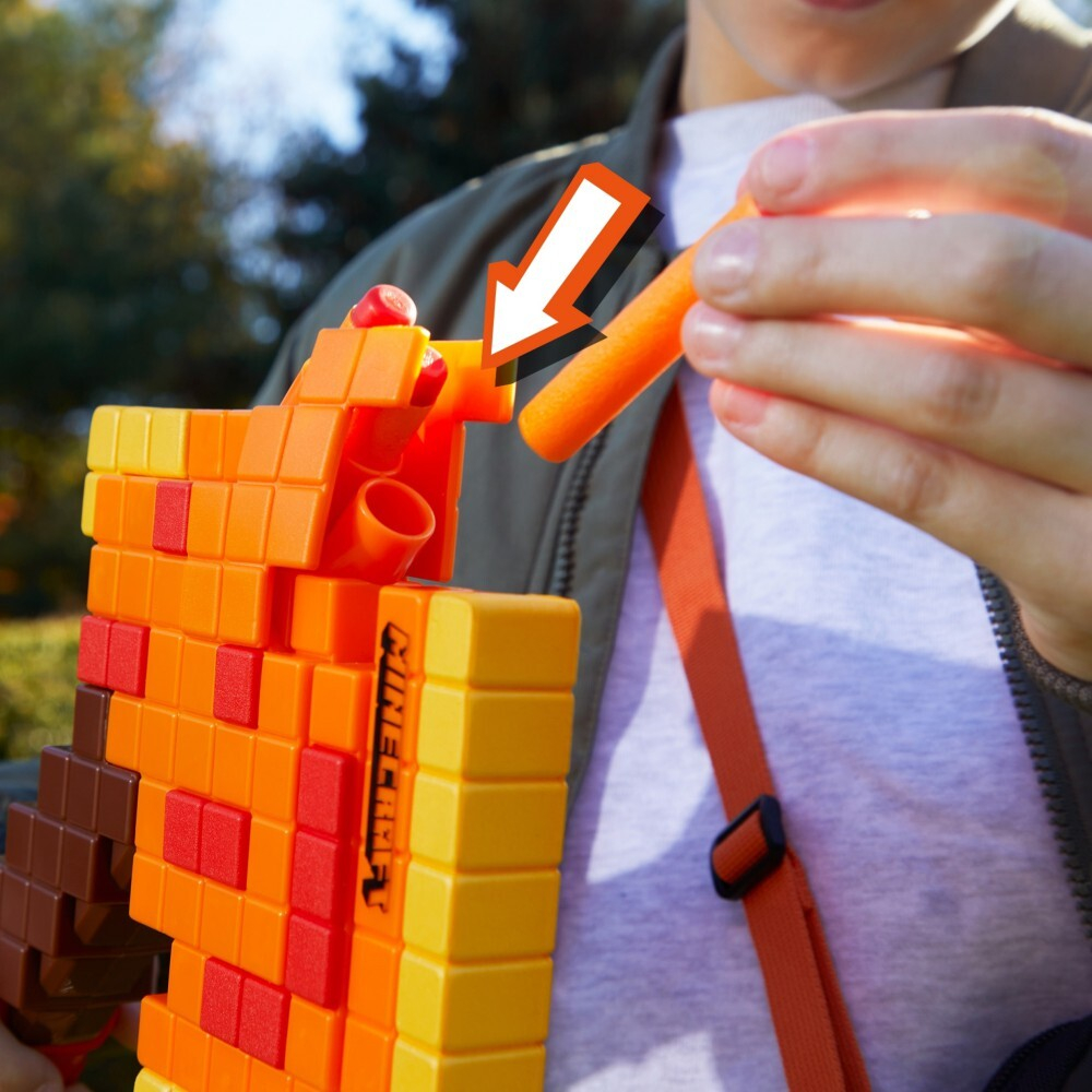 Hasbro Nerf - Minecraft Firebrand Топор-пусковая установка + стрелы F8953 / артикул   F8953  / GTIN 5010996212306