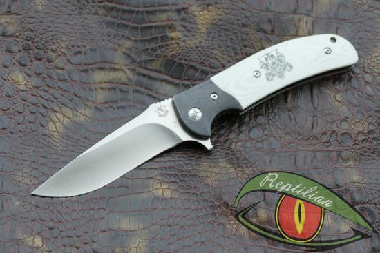 Складной нож Steelclaw Резервист-Перун c клинком из стали D2, рукоять G10