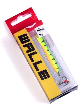 Блесна вертикальная зимняя Lucky John WALLE  с цепочкой и тройником  60мм TIGER блистер