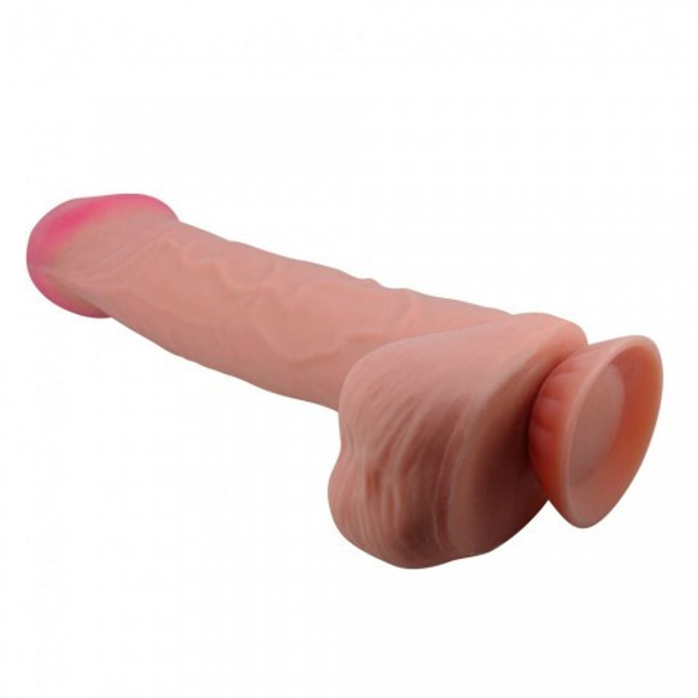 Реалистичный фаллоимитатор Sliding Skin (26×5,5 см)