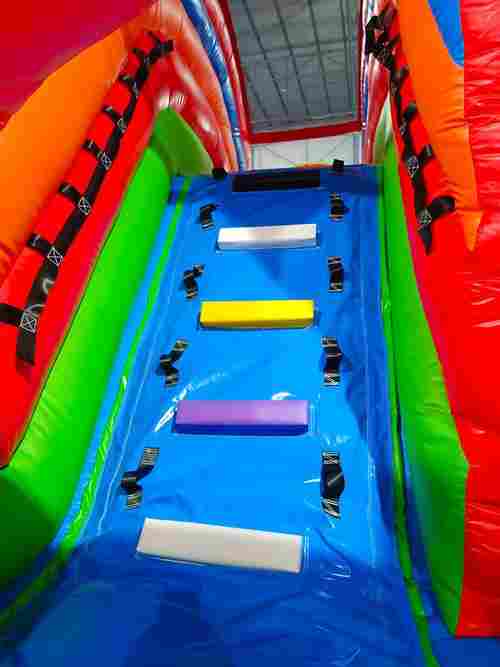 Надувная полоса препятствий «Цветное изобилие 2» 8*4*4 м