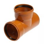 Тройник 110*110/87,5 наруж. РАДИУСНЫЙ