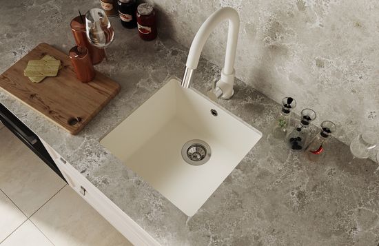 Кухонная мойка FLORENTINA Вега 400 жасмин