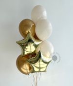 "Золотой рассвет" (набор из 10 шаров) №2138