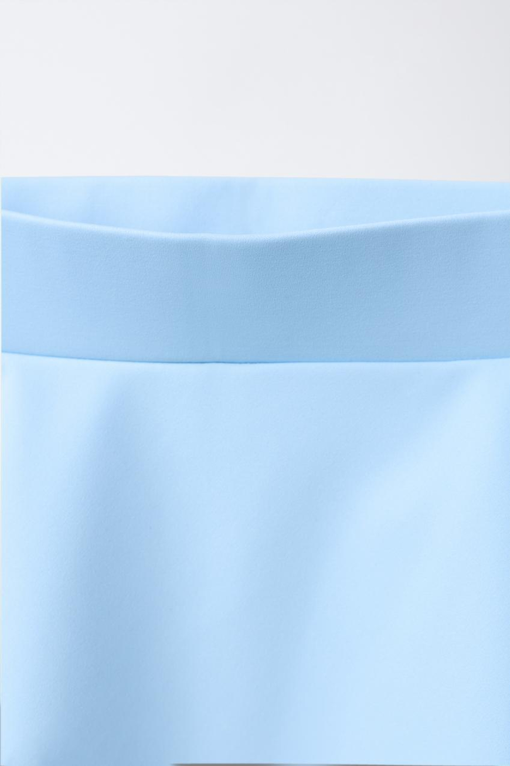 ZARA СПОРТИВНАЯ ЮБКА-ШОРТЫ, НЕБЕСНО-ГОЛУБОЙ