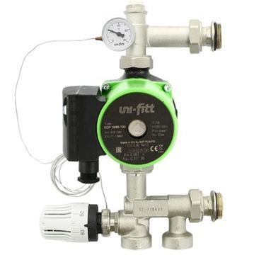 Насосно-смесительная группа Uni-Fitt Solomix MINI 1" НР с насосом Uni-Fitt ECP 15/60 130