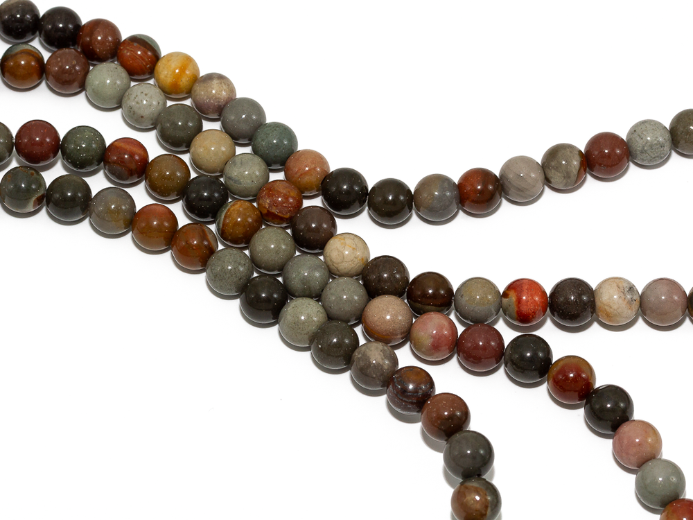 Нить бусин из яшмы 8,5мм