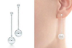 Серьги из серебра 925 💠 Tiffany - Ball - В наличии