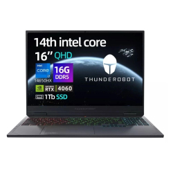 Ноутбук Thunderobot R16 Black (16" Intel Core i7 14650HX, 32GB, 1TB SSD, Nvidia RTX 4060, Windows 11)