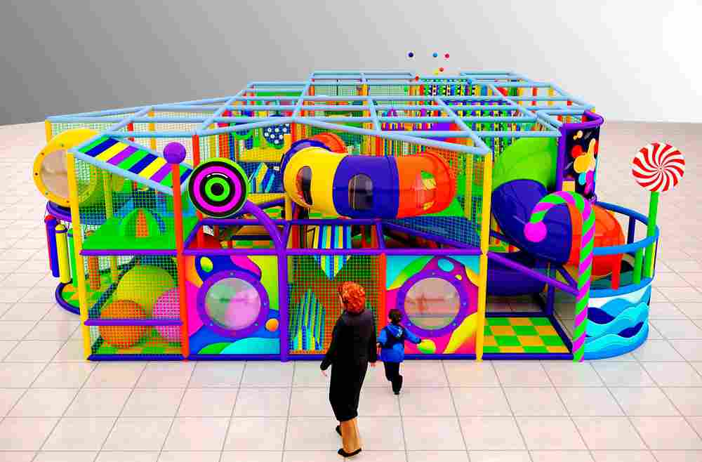 Детский игровой лабиринт «Краски веселья»