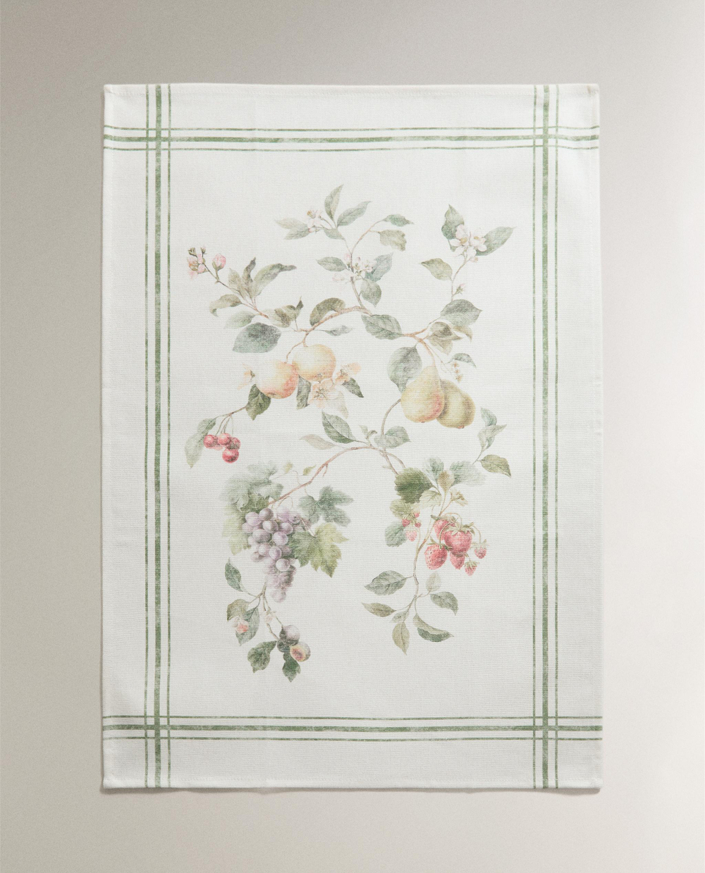 Zara Home кухонное полотенце из хлопка, цветочный мотив, 60 40 см (комплект 2 шт.) · 9225/026