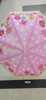 Зонт Цветы голубой, д-50 см, длина 62 см, с-30185