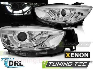 Передние фары chrome true drl xenon для Mazda CX-5