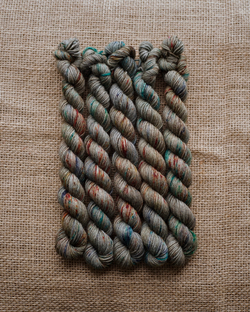 Носочная пряжа с пухом яка "Горная деревня" (мини)