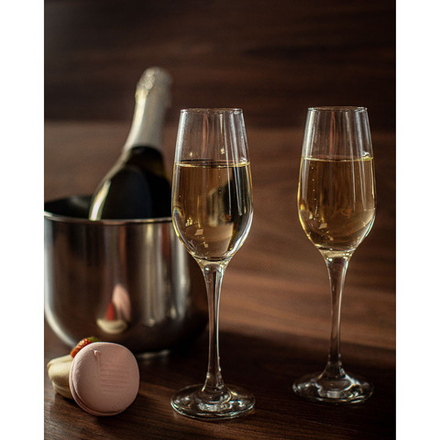 PASABAHCE Амбер Набор бокалов для шампанского 2шт 200мл, стекло, арт. 440295B