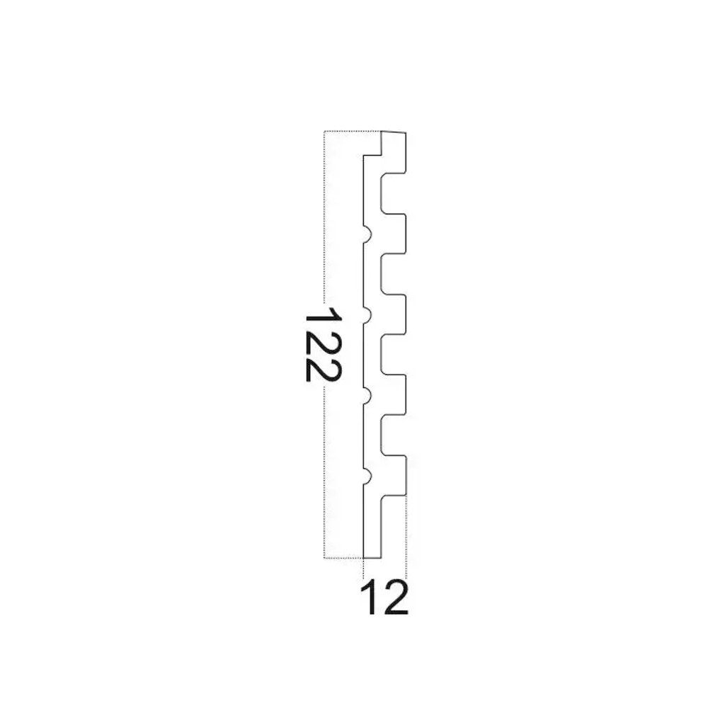 Декоративная панель Kr208SP-10/2.7
