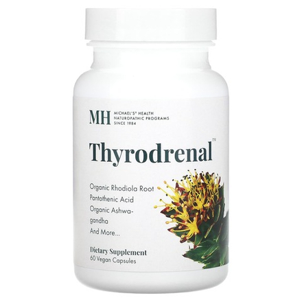 Michael's Health, Thyrodrenal, 60 веганских капсул