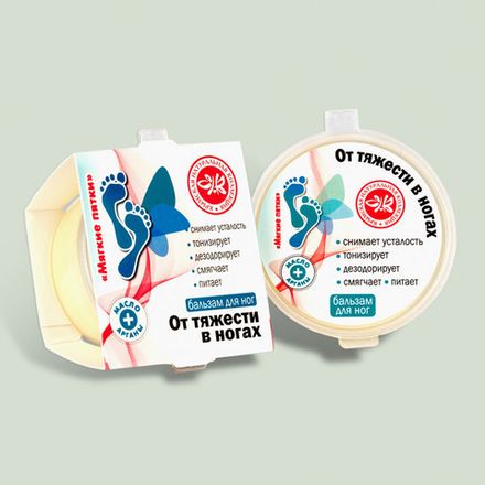"Мягкие пятки" бальзам для ног от тяжести в ногах