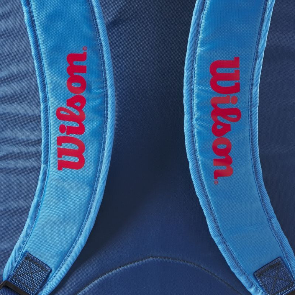 Рюкзак теннисный Wilson Junior Backpack - blue/orange