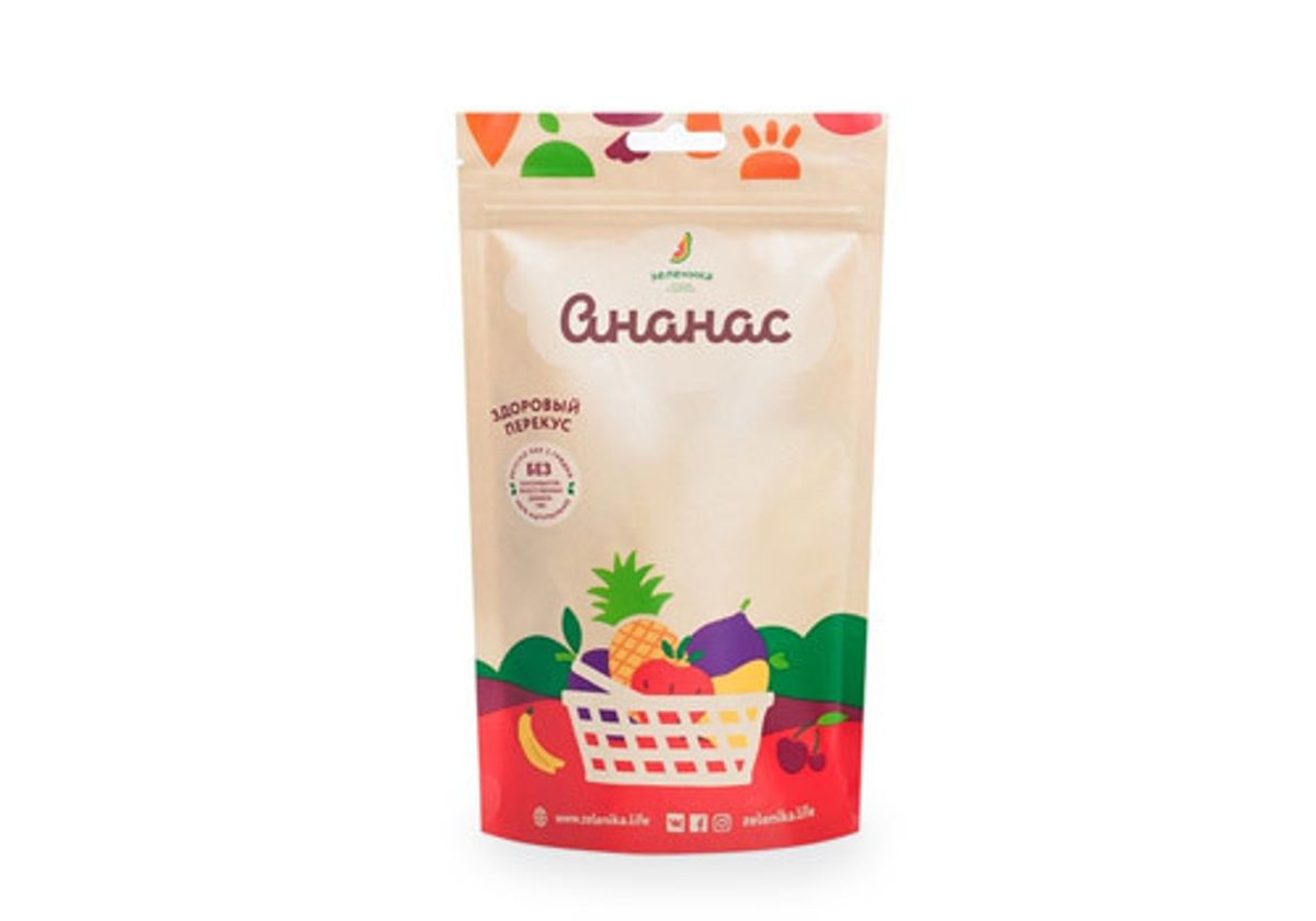 Здоровый фруктовый перекус из ананаса, 20г