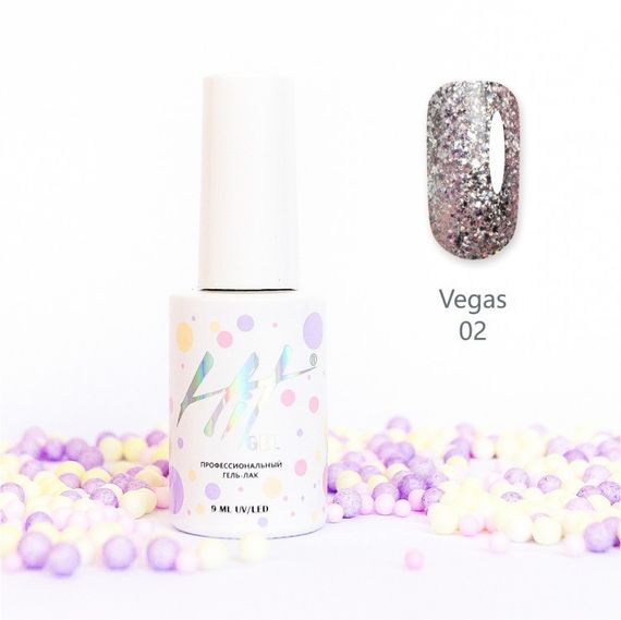 Гель-лак ТМ &quot;HIT gel&quot; №02 Vegas, 9 мл