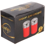 Набор для специй 2шт (солонка+перечница 5*6см) с покрытием жатка