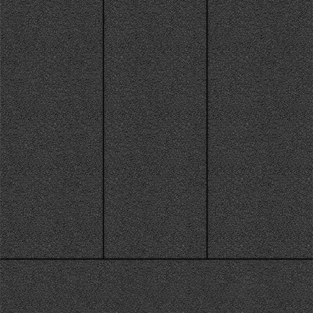 Тротуарная плитка ПРЯМОУГОЛЬНИК 900х300 мм - Гранит Черный