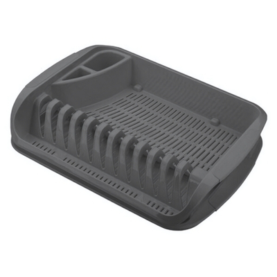 Сушилка для посуды 395х295х80 мм (серый)