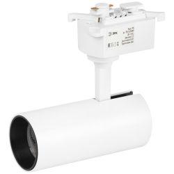 Трековый светильник однофазный ЭРА TR5-1040 WH светодиодный 10Вт 4000К белый | Однофазные светильники LED