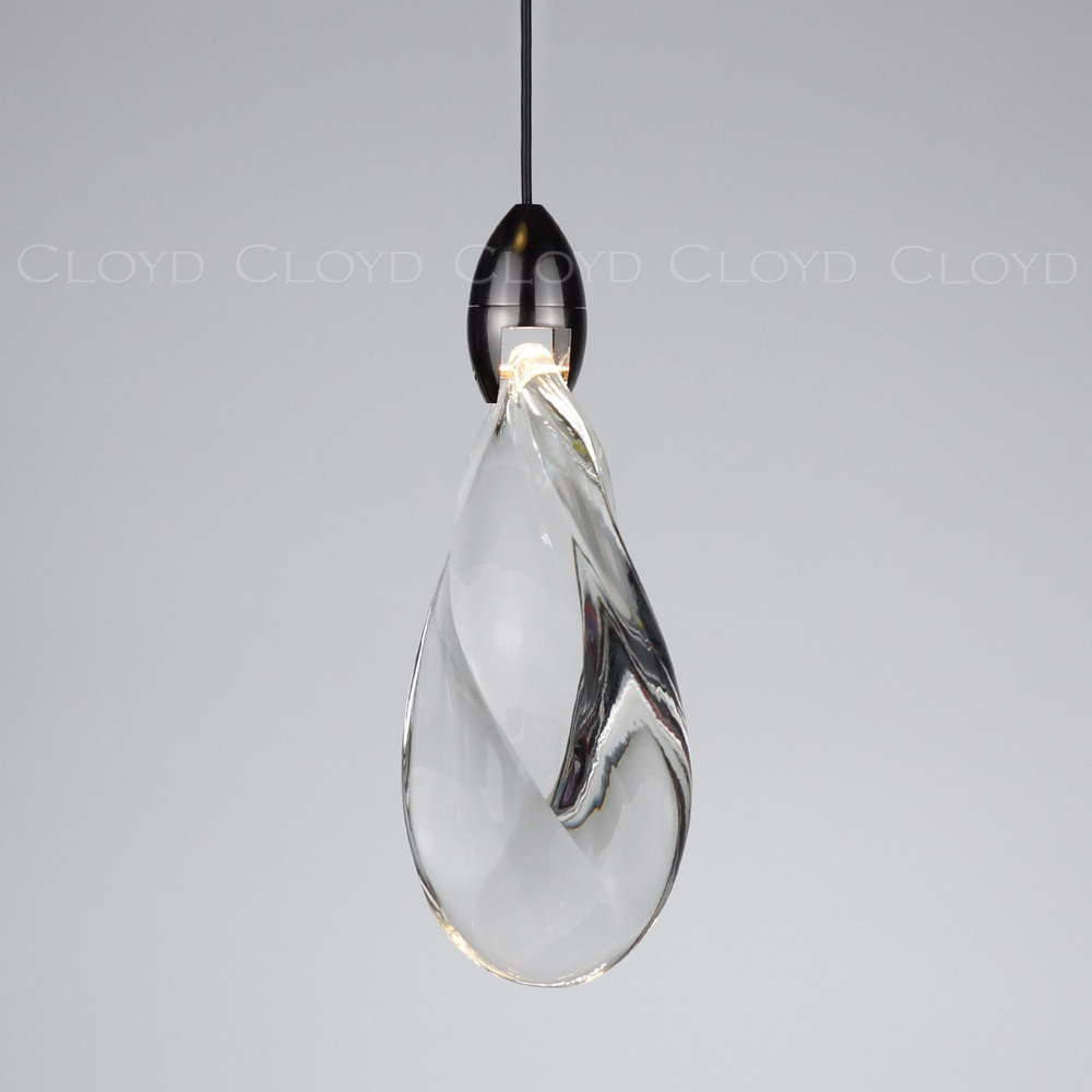 Подвесной светильник Cloyd GLOCK-A P1 / Ø8 см - черный (арт.11623)