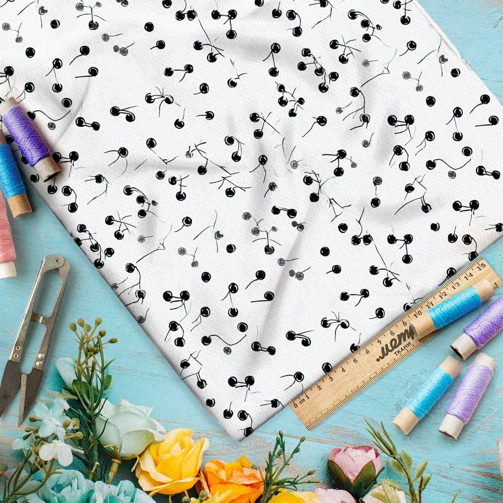 Ткань премиум мембрана фантазия на тему горошин