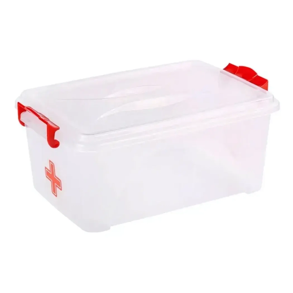 Контейнер Аптечка 7,5л прямоугольный (с ручками)